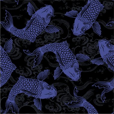 Japanese carp,　 seamlessly